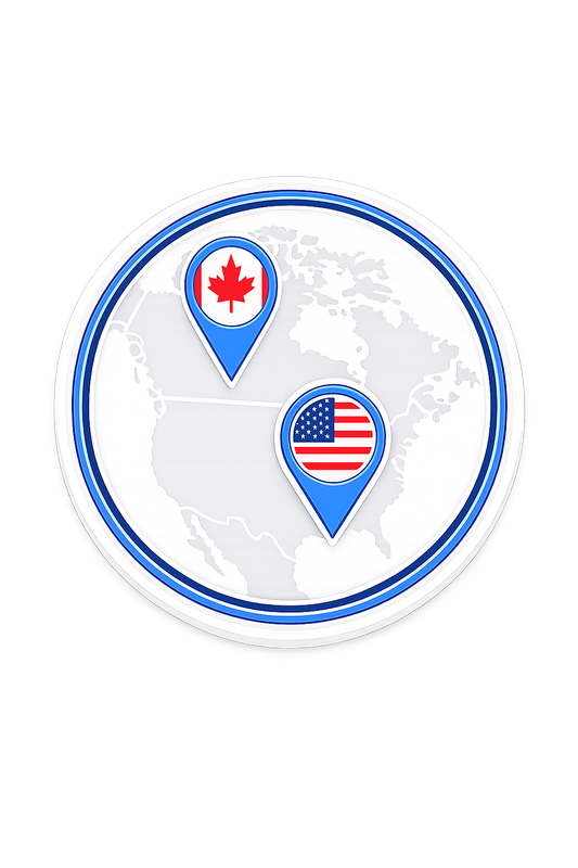 Canada and US data locations